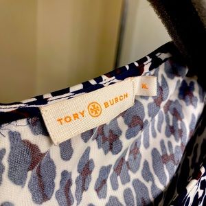 Tory Burch shift leopard dress.